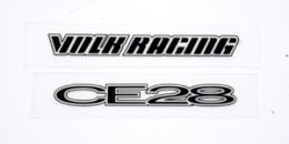 VOLK RACING CE28N Repair Rim&DISK Sticker BK 18/19
